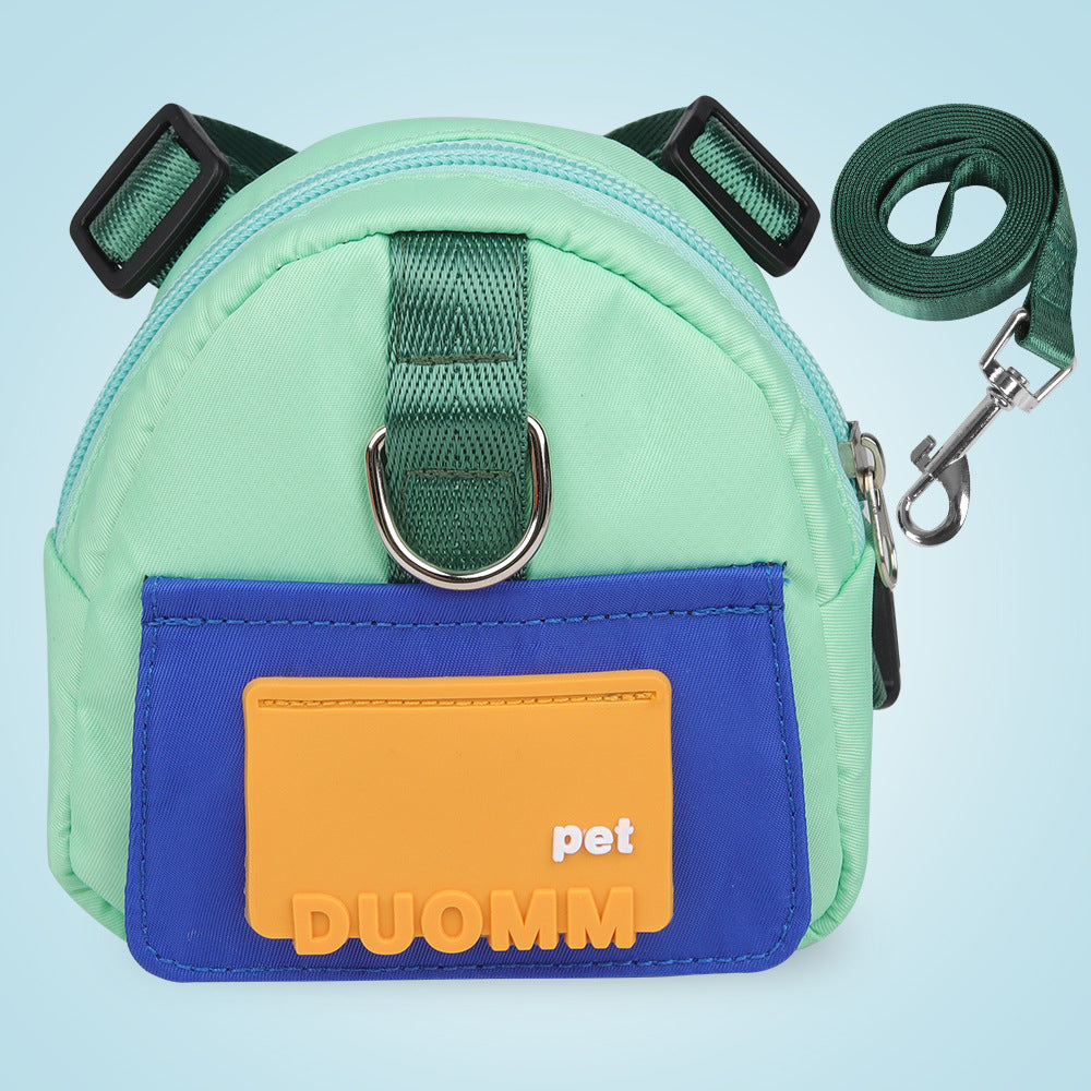 Stylish Pet School Bag for Fashionable Outdoor Adventures