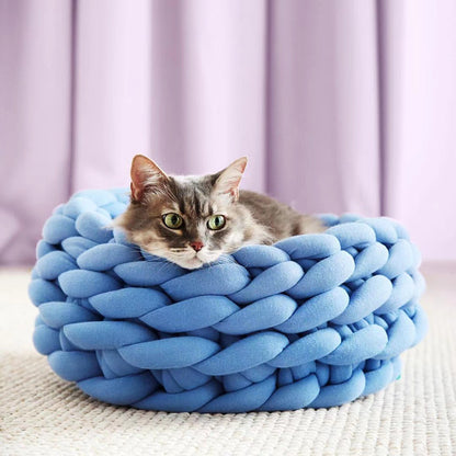 Soft Long Plush Cat House Cushion