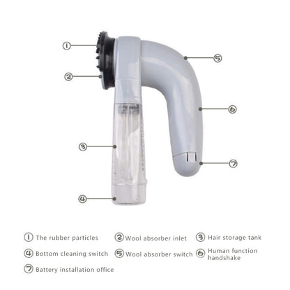 Portable Electric Pet Hair Remover: Clean with Ease