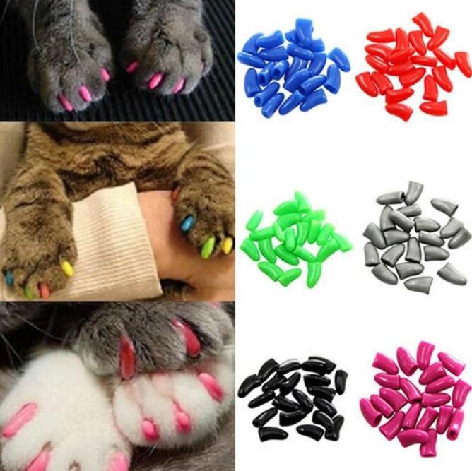 Pet Nail Covers  20 Pieces