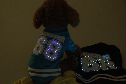LED glowing pet clothes