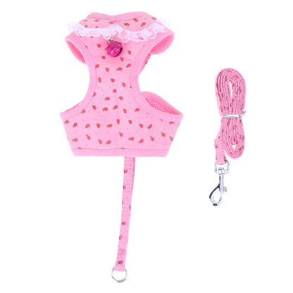 Pet Strawberry Chest Rope