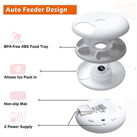 Automatic Feeder Pet Cats And Dogs Snacks