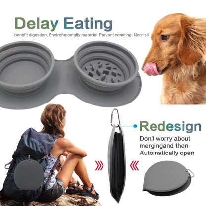 Pet Slow Food Anti-choke Dog Bowl
