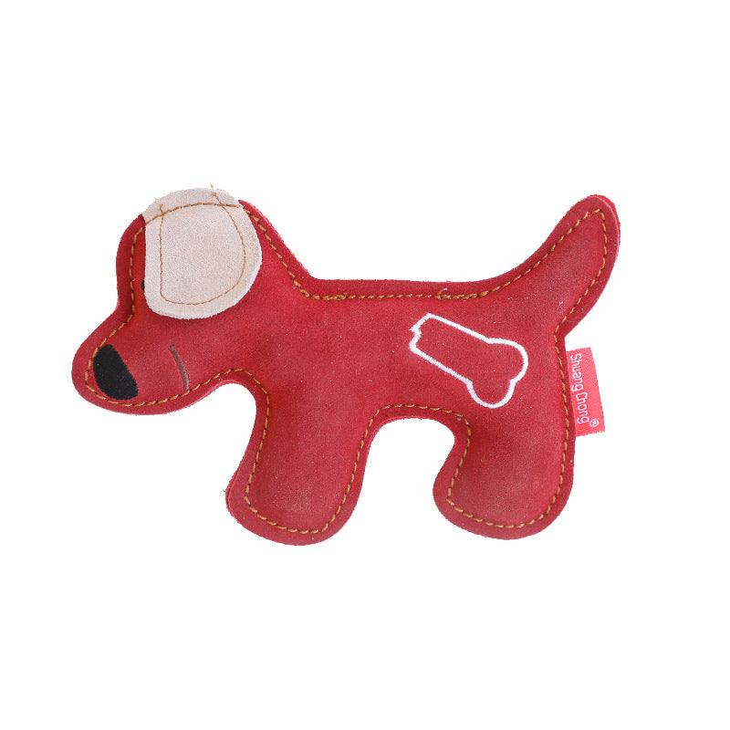 Pet Dog Training Cowhide Toy