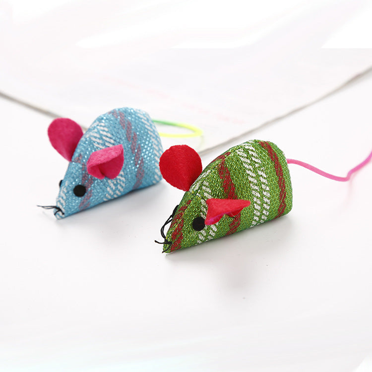 Christmas Mouse Cat Toy: Festive Feline Fun