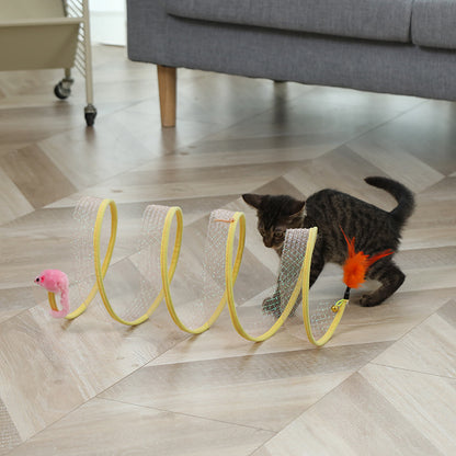 Interactive Mouse-Shaped Cat Toy Set