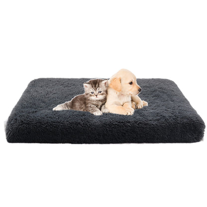 Plush Square Dog Kennel Cat Cushion Pet