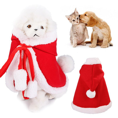 Funny Christmas Cat Cloak: Transform Your Kitty's Festive Look