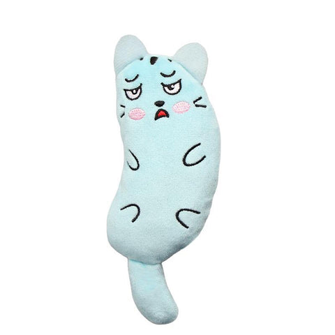 Plush Embroidered Mint Toys for Cats