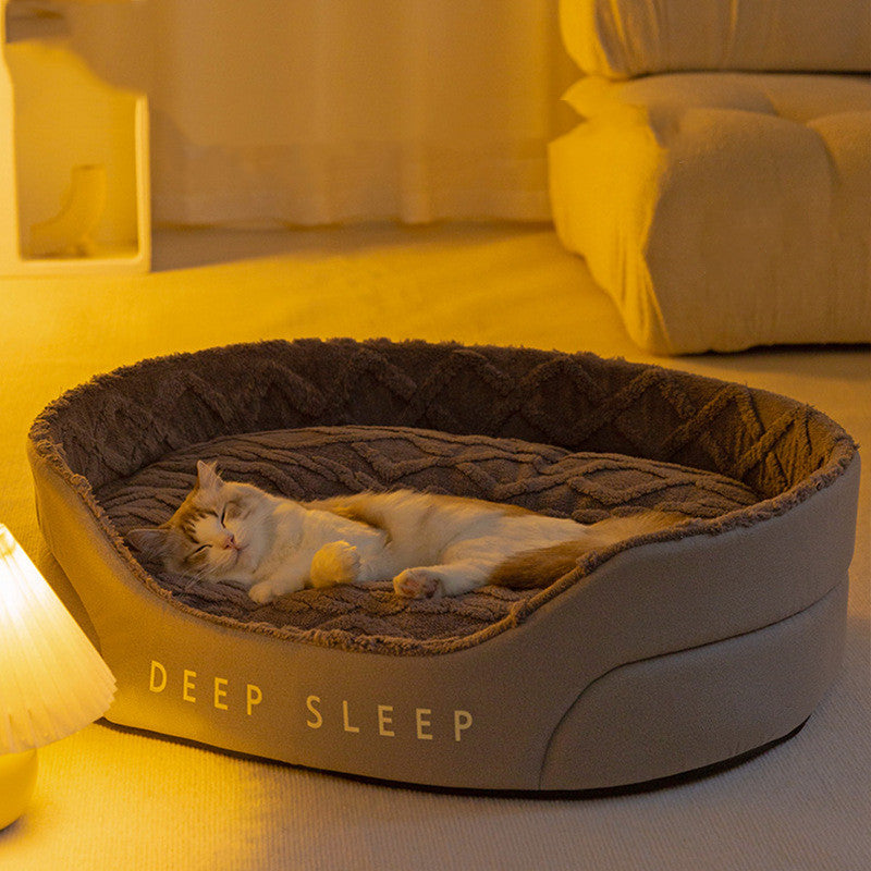 Warm Thick Sponge Cat Nest Small Removable And Washable