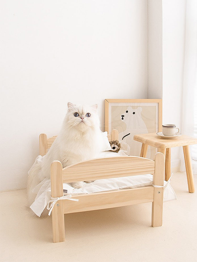 Wooden Pet Bed Four Seasons Universal Cat Litter