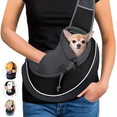 Portable Pet Carrier Bag for Women, Outdoor, Crossbody Bag for Dogs, Cats