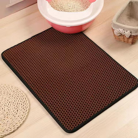 Double Layer EVA Pet Litter Mat: Clean and Tidy Pet Spaces