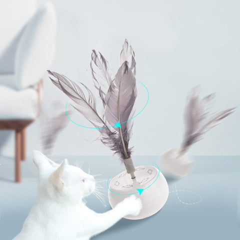 Pet Tumbler Feather Cat Teaser From Hi Interactive Electric Toy