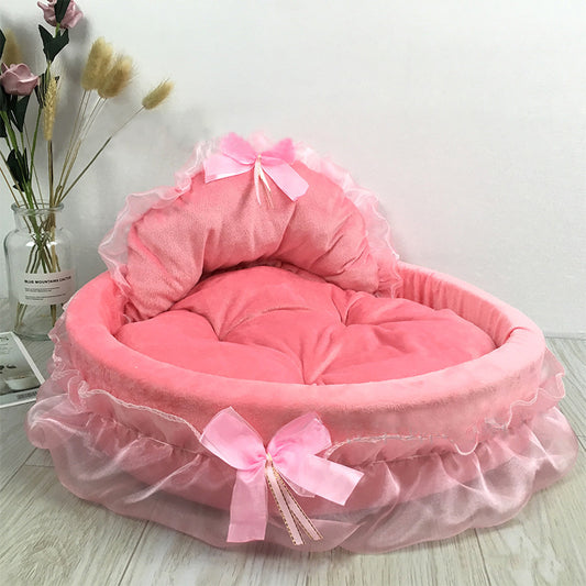 Princess Fantasy Pet Bed: Where Dreams Come True for Your Pup